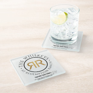 Aflossingsbereik Logo Glass Onderzetter