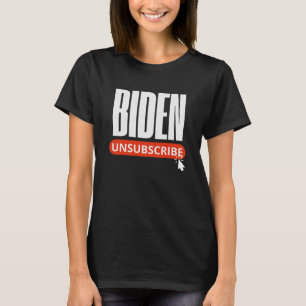 Afmelden Biden Trump inauguratiedag T-shirt