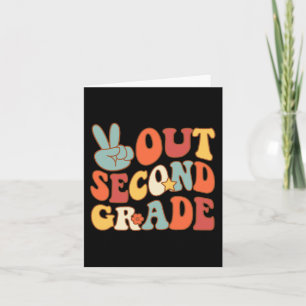Afmelden Tweede klas Groovy 2e Laatste dagen Schoo Kaart