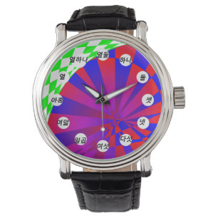 Afmetingen gevouwen (Koreaans gezicht) door Kennet Horloge