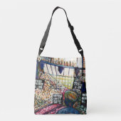 Afmetingen van Curiosity Crossbody Tas (Achterkant)