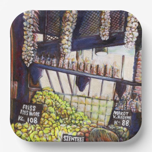 Afmetingen van Curiosity Papieren Bordje (Voorkant)