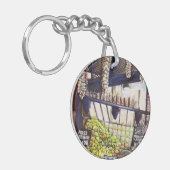 Afmetingen van Curiosity Sleutelhanger (Voorkant Links)