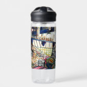 Afmetingen van Curiosity Waterfles (Voorkant)