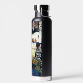 Afmetingen van Curiosity Waterfles (Links)