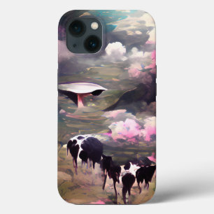 Afname van UFO-Koe iPhone 13 Hoesje
