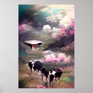 Afname van UFO-Koe Poster
