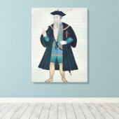 Afonso de Albuquerque Canvas Afdruk (Insitu (Houten vloer))