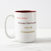Afonso Henriques Café Mug (Gauche)