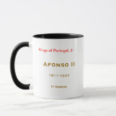 Afonso II du Portugal Mug (Gauche)