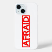 Afraid Stamp Case-Mate iPhone Case (Achterkant)