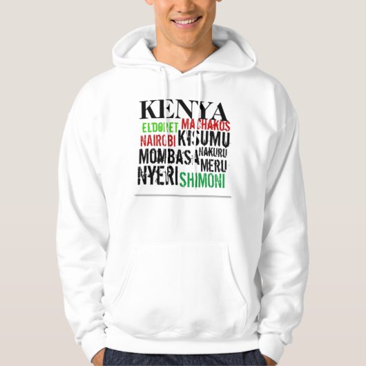 Afriakoko Custom 'kenya' Hoodie (Voorkant)