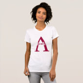 Afrianis Breed Monogram T-shirt (Voorkant volledig)