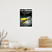 Africa Airline Travel Poster (Keuken)