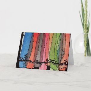 Africa artwork card-blank kaart