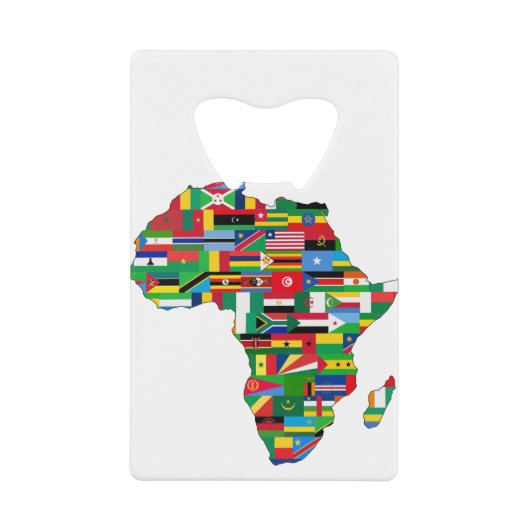 Africa Continent Countries Flags Map Nations (Devant)