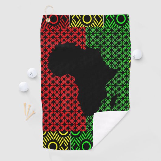 AFRICA GOLF TOWEL GOLFHANDDOEK (Insitu)