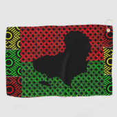 AFRICA GOLF TOWEL GOLFHANDDOEK (Horizontaal)