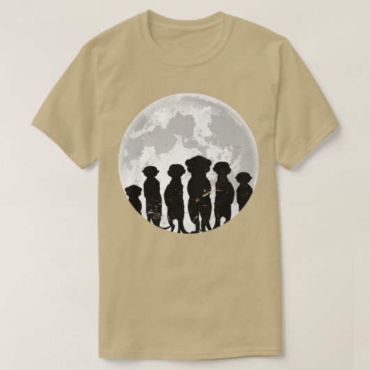 Africa Lover Gift Meerkat T-shirt (Design voorkant)