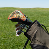 Africa Map Decorative Tribal Elements Pattern Golfheadcover (Insitu)