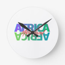 AFRICA: Moederland - Wandklok