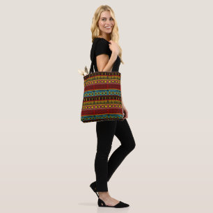 Africa Pattern Print Cloth Grocery Canvas tas