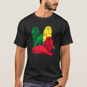 Africa Safari Animal King Zoo Animal Colorful Lio T-shirt