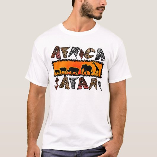 Africa Safari Tshirt (Voorkant)
