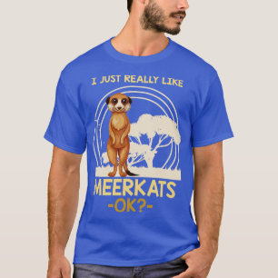 Africa Savanna Animal Zoo Keeper Meerkat T-shirt