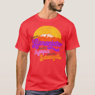 AFRICA Toto Tekst net zo zeker als Kilimanjaro T-shirt