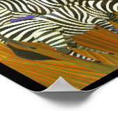 Africa Travel Posters Zebras (Hoek)