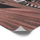 Africa Vintage Travel Poster Zebra Wall Art (Coin)