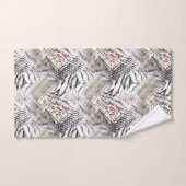 Africain, combo, peau, tigre, Jaguar, tacheté (Serviette à main)