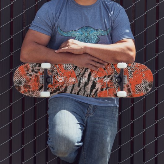 Africain, tribal. skateboard (Extérieur 3)
