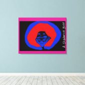 African American Art Canvas Afdruk (Insitu (Houten vloer))