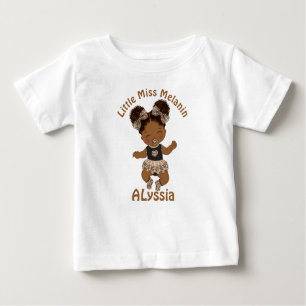 African American Baby Girl Melanin T-Shirt