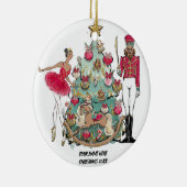 African American Ballet Dancer en Nutcracker Keramisch Ornament (Rechts)