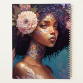 African American Black Goddess Queen Imaginaire Ar (Dos)