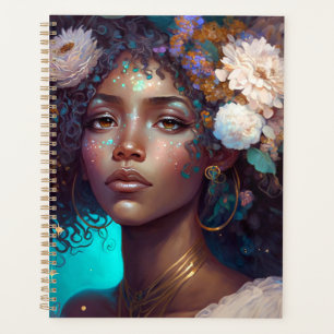 African American Black Goddess Queen Imaginaire Ar