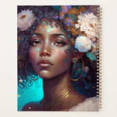 African American Black Goddess Queen Imaginaire Ar (Dos)