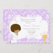 African American Boy First Communityschade Kaart (Voorkant / Achterkant)