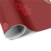 African American Boy kerstrapping Paper Cadeaupapier (Rol Hoek)