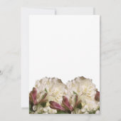 African American Bride & Groom White Wedding Kaart (Achterkant)