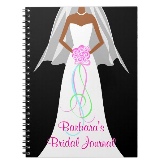 African American Brides - Wedding Journal-notebook Notitieboek (Voorkant)