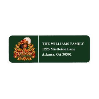 African American Christmas Black Woman Nutcracker Etiket