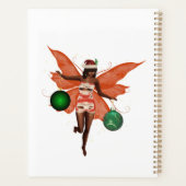 African American Christmas Fairy Daily Plannière (Dos)