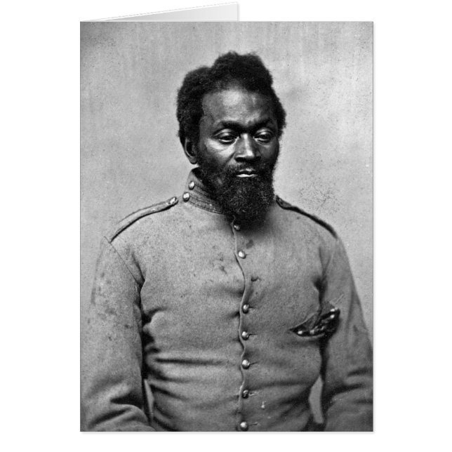 African American Civil War Soldaat, 1861 (Voorkant)