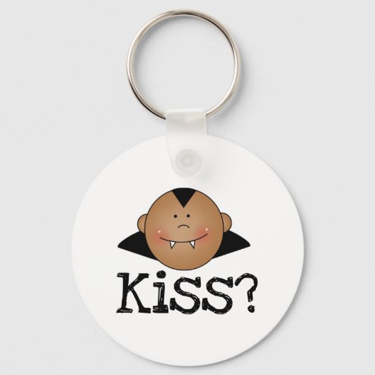 African American Dracula Kiss Sleutelhanger (Voorkant)