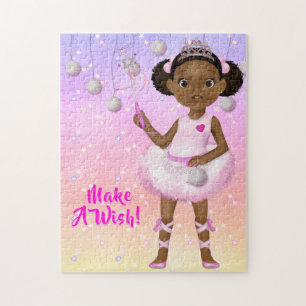 African American Fairy Princess Ballerina Legpuzzel