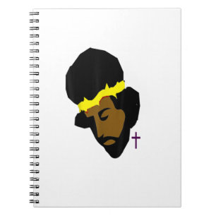 African American Jesus Black Jesus Art Notitieboek